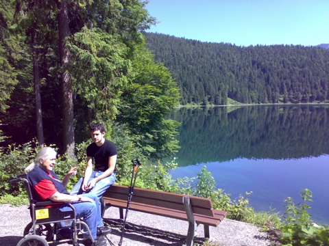 Oren  Alida German Alps Summer 2008